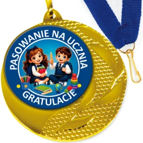 Medal Pasowanie na Ucznia (Ślubowanie Pierwszoklasisty)
